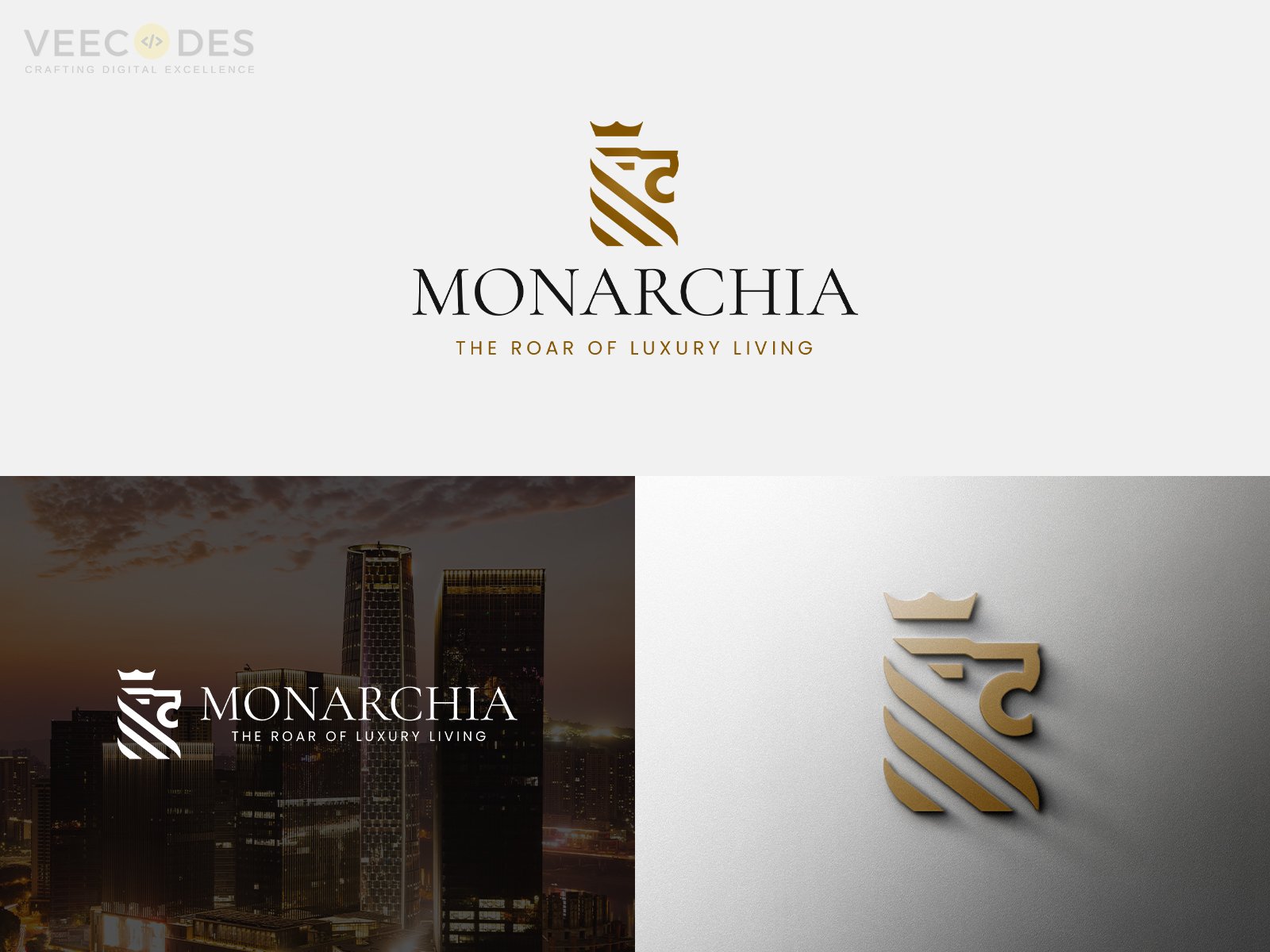 Veecodes Logo Design Monarchia