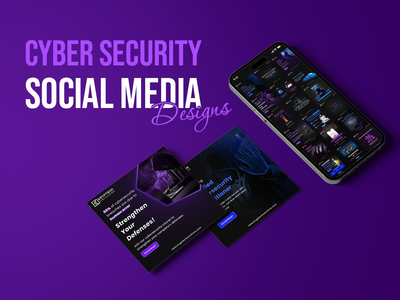 Veecodes Social Media Design Kryptech Cyber Solutions